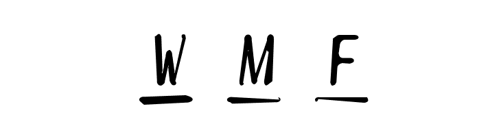 BPtypewriteDamagedUnderscored Italic  Free Fonts Download