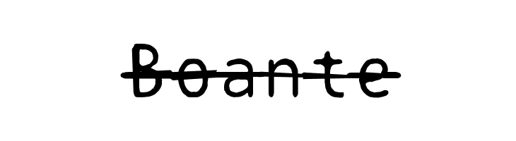 BPtypewriteDamagedStrikethrough  Free Fonts Download