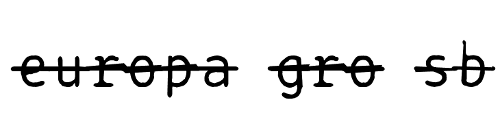 BPtypewriteDamagedStrikethrough  Free Fonts Download