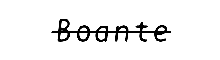 BPtypewriteStrikethrough Italic  Free Fonts Download