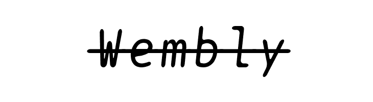 BPtypewriteStrikethrough Italic  Free Fonts Download