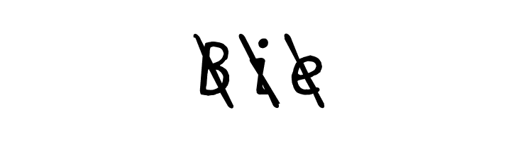 BPtypewriteDamagedSlashed Italic  Free Fonts Download