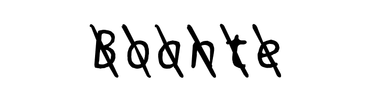 BPtypewriteDamagedSlashed Italic  Free Fonts Download