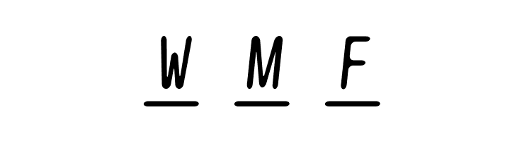 BPtypewriteUnderscored Italic  Free Fonts Download