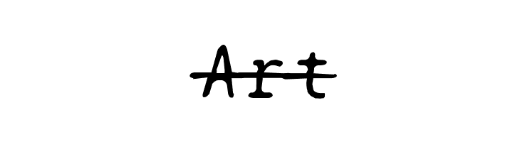BPtypewriteDamagedStrikethrough Italic  Free Fonts Download