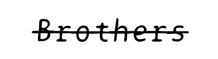 BPtypewriteDamagedStrikethrough Italic  Free Fonts Download