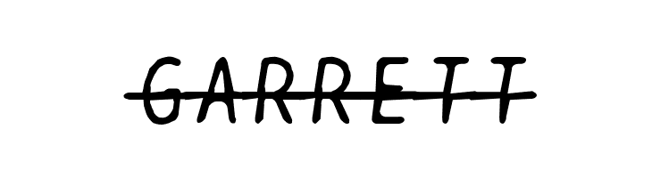 BPtypewriteDamagedStrikethrough Italic  Free Fonts Download