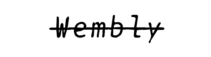 BPtypewriteDamagedStrikethrough Italic  Free Fonts Download