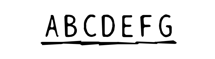 BPtypewriteDamagedUnderscored  Free Fonts Download