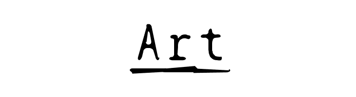 BPtypewriteDamagedUnderscored  Free Fonts Download