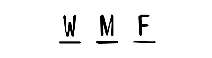 BPtypewriteDamagedUnderscored  Free Fonts Download