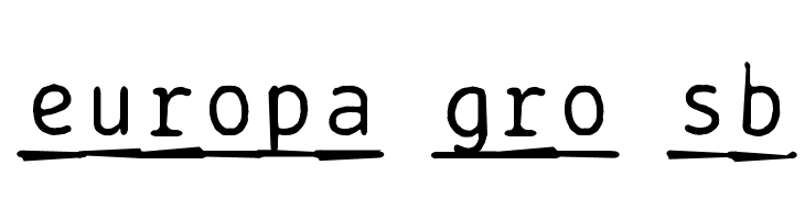 BPtypewriteDamagedUnderscored  Free Fonts Download