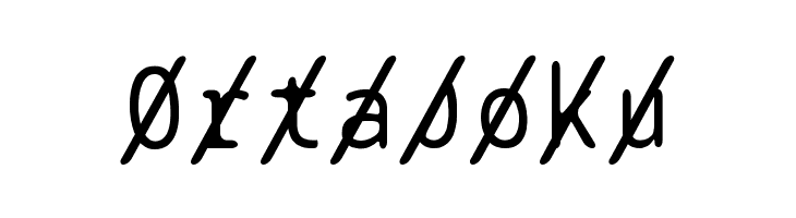 BPtypewriteSlashed  Free Fonts Download