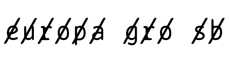 BPtypewriteSlashed  Free Fonts Download