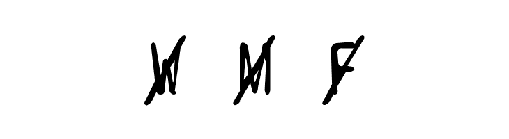 BPtypewriteDamagedSlashed  Free Fonts Download