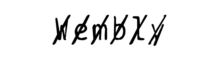 BPtypewriteDamagedSlashed  Free Fonts Download