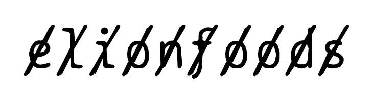 BPtypewriteDamagedSlashed  Free Fonts Download