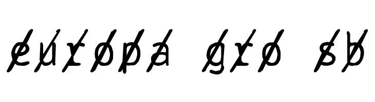 BPtypewriteDamagedSlashed  Free Fonts Download
