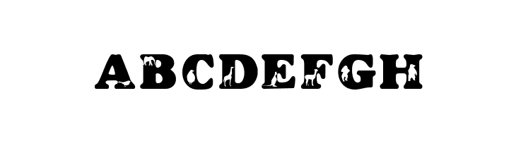 KR A Day At The Zoo  Free Fonts Download