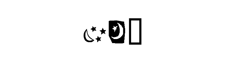 KR Crescent Moons  Free Fonts Download