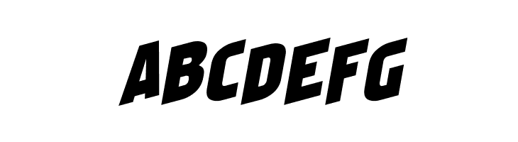 Faktosas Slanted Normal  Free Fonts Download