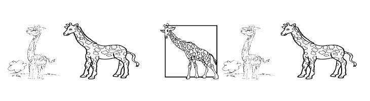 AEZ giraffes  Free Fonts Download