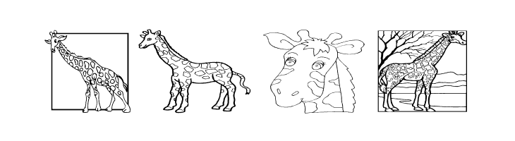 AEZ giraffes  Free Fonts Download