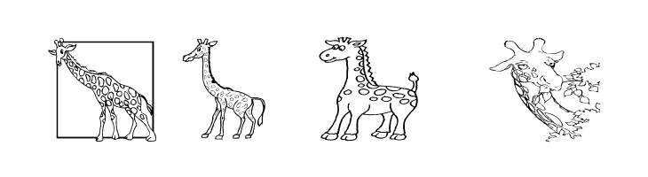 AEZ giraffes  Free Fonts Download