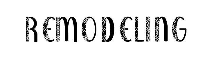 KR Filled With Flowers  Free Fonts Download