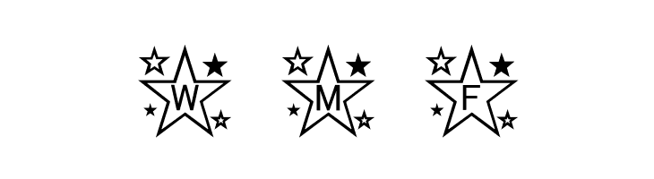 star_font  Free Fonts Download