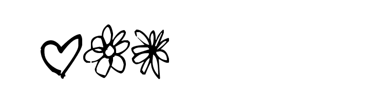 Pea Karen's Doodles  Free Fonts Download