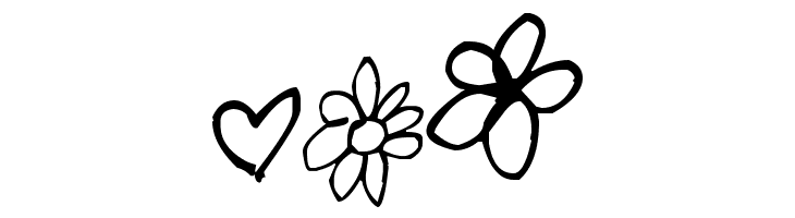 Pea Karen's Doodles  Free Fonts Download