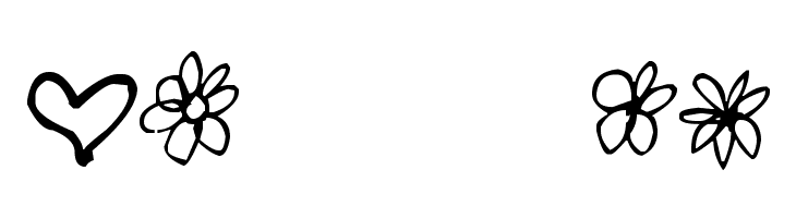 Pea Karen's Doodles  Free Fonts Download