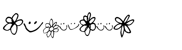Pea Karen's Doodles  Free Fonts Download