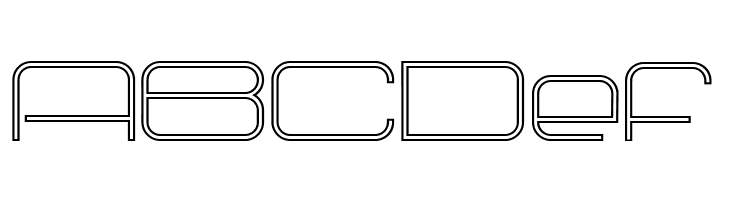 Radio 187.5 Outlined  Free Fonts Download