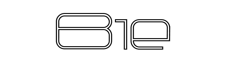 Radio 187.5 Outlined  Free Fonts Download