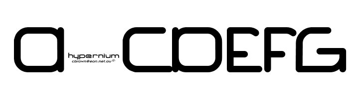 Hypernium[eval]  Free Fonts Download