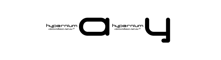 Hypernium[eval]  Free Fonts Download