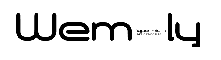 Hypernium[eval]  Free Fonts Download
