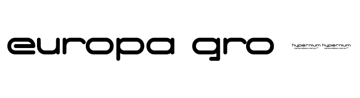 Hypernium[eval]  Free Fonts Download
