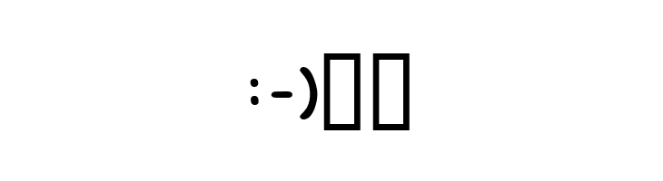 KR Deb's Emoticons  Free Fonts Download
