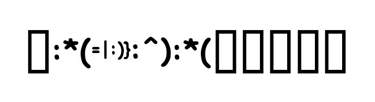 KR Deb's Emoticons  Free Fonts Download