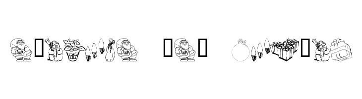 KR Christmas Jewels 2005 2  Free Fonts Download