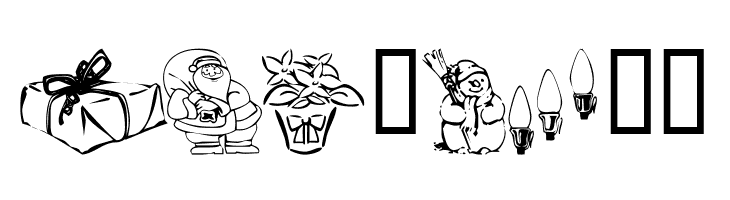 KR Christmas Jewels 2005 2  Free Fonts Download