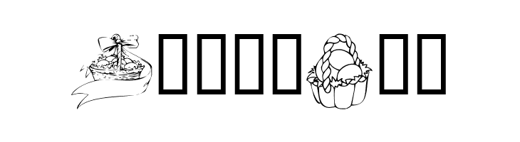KR Easter Baskets  Free Fonts Download