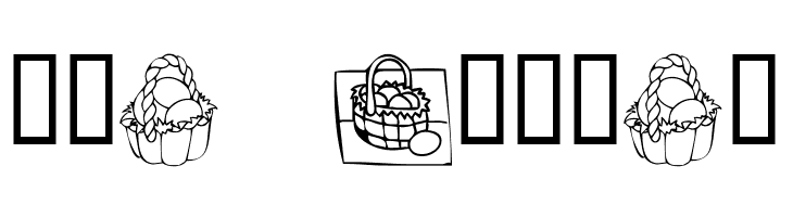 KR Easter Baskets  Free Fonts Download