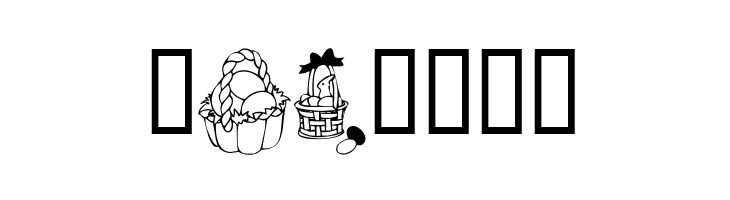 KR Easter Baskets  Free Fonts Download