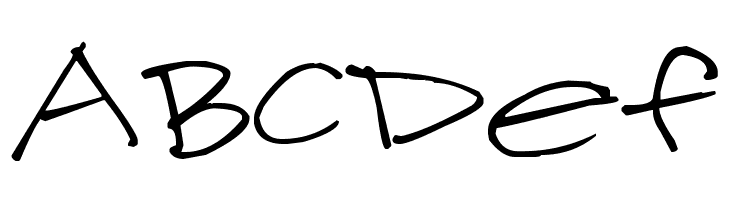 Pea Jamie*B* Wake Up Fishy!  Free Fonts Download