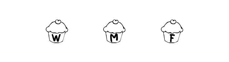 KR Cupcake  Free Fonts Download