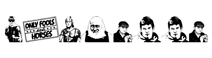 Only Fools and Horses Lovely Jubbly  Free Fonts Download